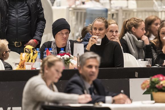 Marius Borg Hoiby et sa compagne - La princesse Martha Louise de Norvège participe au jumping "Kingsland Oslo Horse Show" à Oslo le 15 octobre 2016. (Stella Pictures/Bestimage).
