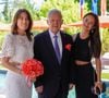 Mariage du chef étoilé Georges Blanc avec Sara, en présence de sa fille Lara Blanc qui a fêté ses 18 ans.