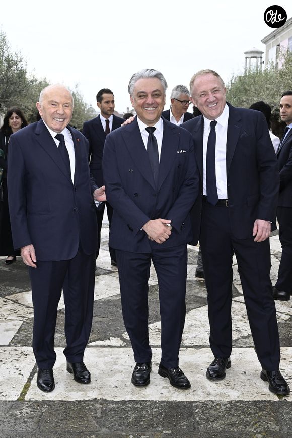Francois-Henri Pinault;Luca De Meo;Francois-Henri Pinault

61st Biennale Of Venice - International Art Exposition
Pinault Gala DInner
Cini Foundation - Venice, Italy
6th May 2026
©SGPItalia