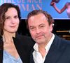 Justine Lévy et son compagnon Patrick Mille - Tapis rouge lors de la 7ème édition du festival Cinéroman au Pathé gare du Sud à Nice le 1er Octobre 2025. © Bebert-Jacovides/Bestimage