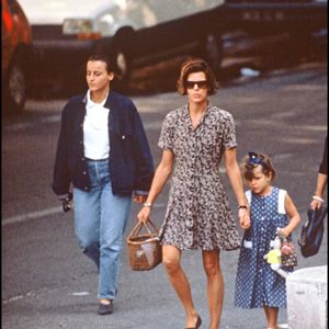 Caroline de Monaco et Charlotte Casiraghi à Saint-Rémy-de-Provence. AGENCE / BESTIMAGE