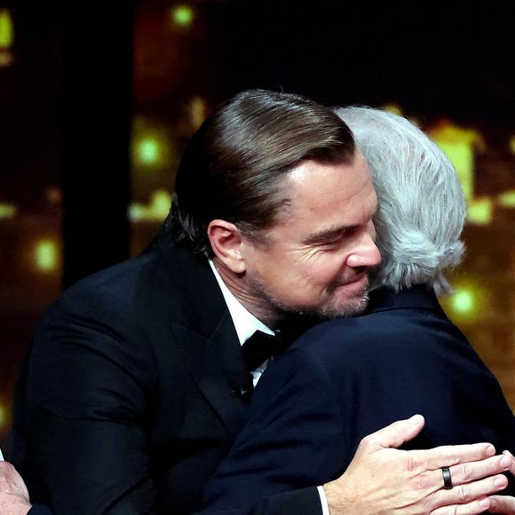 Leonardo DiCaprio, Robert De Niro (Palme d'Or d'honneur) - Cérémonie d'ouverture du 78ème Festival International du Film de Cannes, au Palais des Festivals à Cannes. Le 13 mai 2025.
© Borde-Jacovides-Moreau / Bestimage