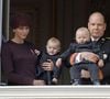 Jacques et Gabriella soufflent leur dixième bougie aujourd'hui...


La princesse Charlene, sa fille la princesse Gabriella, le prince Albert II de Monaco et son fils le prince Jacques - La famille de Monaco au balcon du palais princier lors de la fête nationale monégasque.
Jean-Claude Vinaj / Bestimage