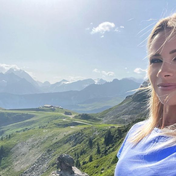 Marion Rousse savoure les paysages de l'Andorre. Photo Instagram.