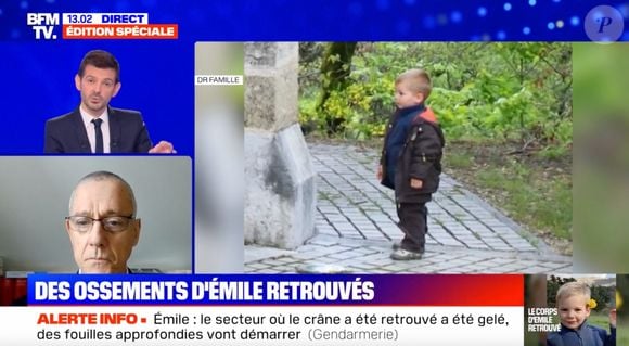 Emile Soleil, petit garçon de deux ans et demi qui a disparu dans le Haut-Vernet.

Photo : capture d'écran de BFMTV