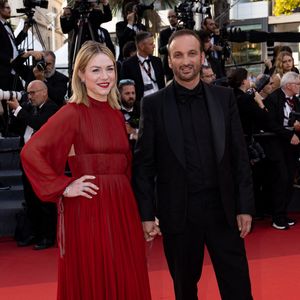 Émilie Dequenne et son mari Michel Ferracci - Montée des marches du film « Elémentaire » pour la cérémonie de clôture du 76ème Festival International du Film de Cannes, au Palais des Festivals à Cannes. Le 27 mai 2023
© Jacovides-Moreau / Bestimage