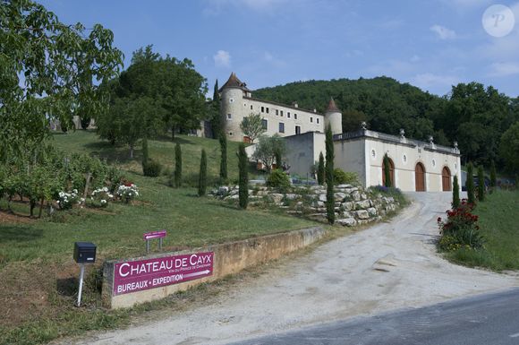 Illustration château de Cayx (Caïx)  - Le prince Henrik de Danemark fête ses 80 ans en famille au château de Cayx (Caïx)  près de  Cahors en France, le 11 juin 2014.