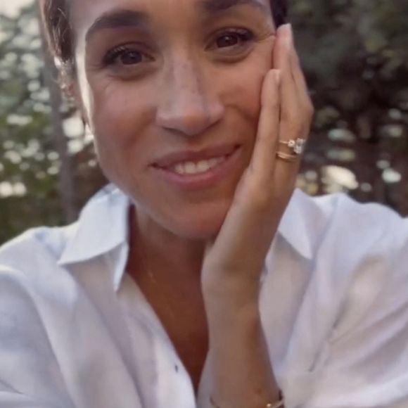 Pour l'heure, les débuts sont poussifs, entre accusations de plagiat et série très critiquée...

Capture d'écran de l'Instagram de Meghan Markle 
©Instagram/JLPPA