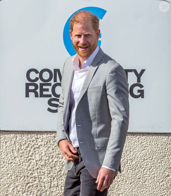 Le prince Harry en visite au Community Recording Studio de Nottingham, Royaume Uni, le 9 septembre 2025. © Stephen Daniels/Alpha Press/Bestimage