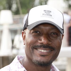 Harry Roselmack - 9e Trophée de la Pétanque gastronomique au Port Yacht Marina à Paris. Le 29 juin 2023. © Christophe Aubert via Bestimage