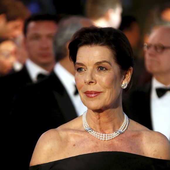 La princesse Caroline de Hanovre - 65ème édition du Bal de la Rose donné au profit de la Fondation Princesse Grace sur le thème de la Riviera, une idée de K. Lagerfeld, à la Salle des Etoiles du Sporting Monte-Carlo à Monaco, le 30 mars 2019. © Jean-François Ottonello / Nice Matin / Bestimage
