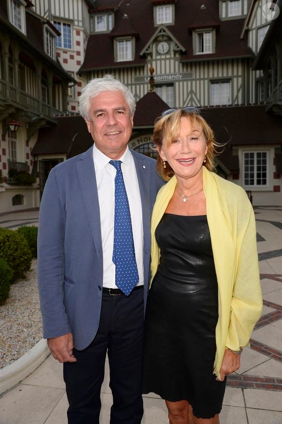 Marie-Anne Chazel et son compagnon Philippe Raffard - Inauguration de l'hôtel Barrière Le Normandy à Deauville, le 18 juin 2016. © Coadic Guirec/Bestimage