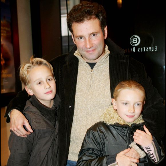 Pierre Sled et ses enfants Nicolas et Valentine - Avant-première "Les 3 Rois mages" d'Antonio Navarro à l'Elysées Biarritz ©BERTRAND RINDOFF PETROFF / BESTIMAGE