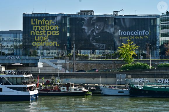 Illustration du siège de France Télévisions à Paris, France, le 29 septembre 2025. France Télévisions aborde une rentrée particulièrement houleuse, sur fond d’attaques frontales visant l’audiovisuel public.
© Christian Liewig/Bestimage