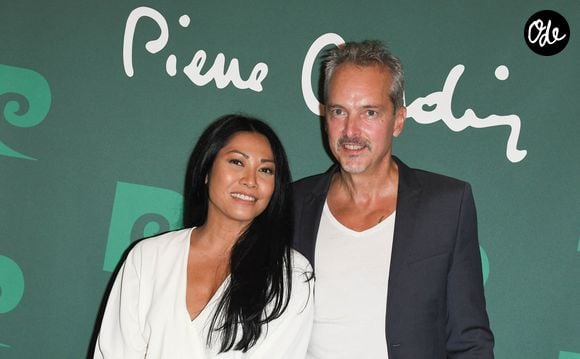 Anggun et son mari Christian Kretschmar - Photocall - Soirée exceptionnelle en l'honneur de Pierre Cardin à l'occasion des 70 ans de sa maison de couture et projection du film documentaire "House of Cardin" suivi d'un cocktail au théâtre du Châtelet à Paris, le 21 septembre 2020. © Coadic Guirec/Bestimage