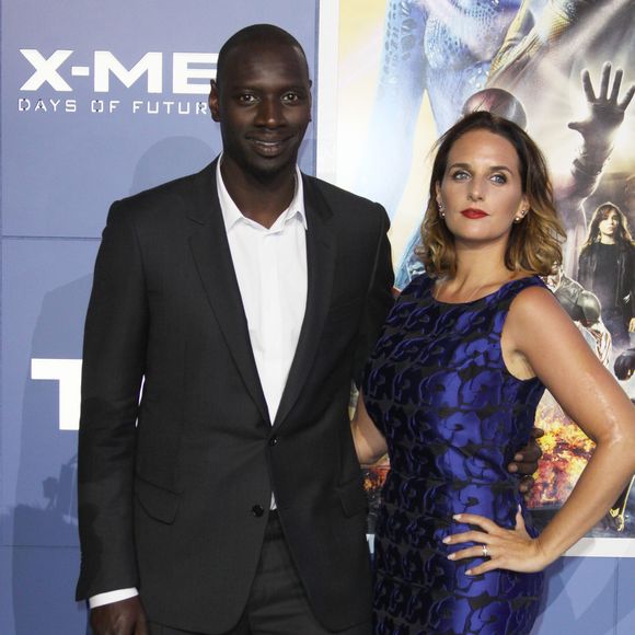 Omar Sy et sa femme Hélène - People à la première du film "Days of Future Past" au centre Jacob Javits à New York. Le 10 mai 2014. © FAMEFLYNET / BESTIMAGE