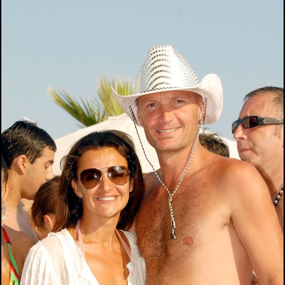 Exclusif - Frank Leboeuf et son ex-femme Betty à Saint-Tropez.
Crédit : RACHID BELLAK / BESTIMAGE