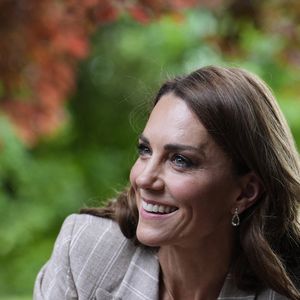 Catherine (Kate) Middleton, princesse de Galles, visite l'école maternelle Salvador Allende à Reggio Emilia (Italie), lors de son voyage consacré à la petite enfance, le 14 mai 2026.
© GOFF / Bestimage