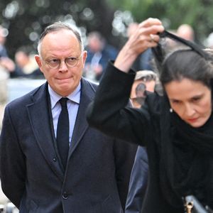 Edouard Philippe - Obsèques de Didier Guillaume (ancien ministre de l'Agriculture entre 2018 et 2020 et ancien Ministre d'Etat de Monaco 2024–2025) en la cathédrale Notre-Dame-Immaculée de Monaco le 23 janvier 2025. © Bruno Bebert/Bestimage