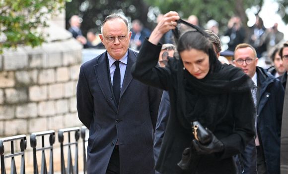 Edouard Philippe - Obsèques de Didier Guillaume (ancien ministre de l'Agriculture entre 2018 et 2020 et ancien Ministre d'Etat de Monaco 2024–2025) en la cathédrale Notre-Dame-Immaculée de Monaco le 23 janvier 2025. © Bruno Bebert/Bestimage