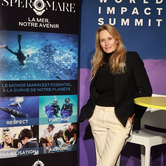 Estelle Lefébure, présidente de l’association Spero Mare, lors du World Impact Summit à Bordeaux, le 25 mars 2025. 

© Fabien Cottereau / Bestimage