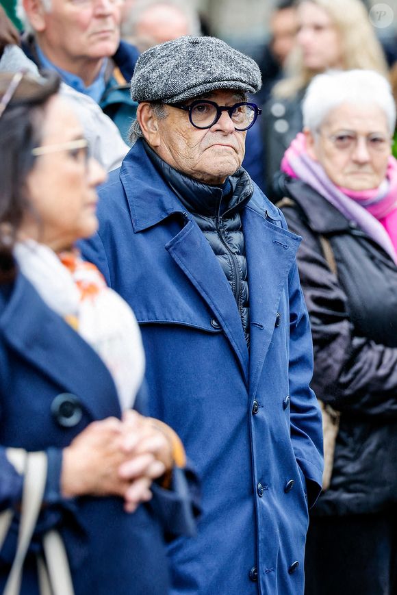 Jean Benguigui - Obsèques de l'avocat pénaliste, ancien ministre, grand officier de la Légion d'honneur, Georges Kiejman au cimetière du Montparnasse dans le 14ème arrondissement de Paris, France, le 12 mai 2023. © Cyril Moreau/Bestimage