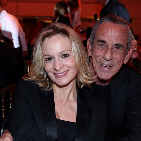 Audrey Crespo-Mara et Thierry Ardisson lors de la soirée de gala "Heroes for Imagine" qui a permis de récolter dix millions d'euros au profit de la recherche contre les maladies génétiques à Paris le 23 septembre 2024.
© Dominique Jacovides / Bestimage