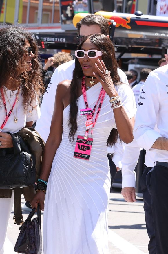 Naomi Campbell avant le Grand Prix de F1 de Monaco au Circuit de Monaco le 25 mai 2025 à Monte-Carlo, Monaco. Photo by Simon Bridger/SplashNews/ABACAPRESS.COM