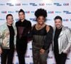 La production annonce au fil de l'eau les noms des participants à l'édition 2025. Jean-Marc Généreux, Fauve Hautot, Mel Charlot, Chris Marques - Photocall pour le lancement de la nouvelle saison de l'émission "Danse avec les stars 2024 (DALS)" à la Tour TF1 à Boulogne-Billancourt. Le 25 janvier 2024 © Christophe Clovis / Bestimage