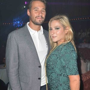 Marilou Berry et son compagnon Alexis dit Le Diamantaire (artiste street art) -Chantal Thomass et Damart présente le "Thermolactyl show" au Manko à Paris, France. © Veeren/Bestimage