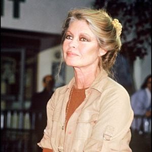 Archives de l’actrice « Brigitte Bardot » « SPA » « plan serré » féminin. © Frederic Herve / Bestimage