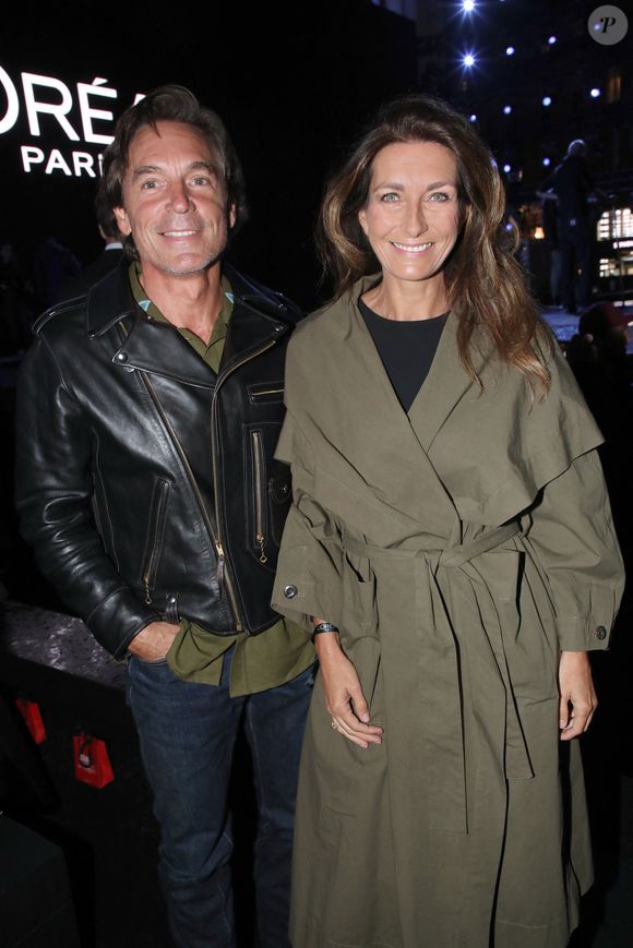 "Ça, elle n'aime pas trop". Et pour cause, la jeune fille a l'impression "qu'on lui vole sa maman".

Anne-Claire Coudray et son mari Nicolas Vix - Célébrités au Défilé " L'Oréal Paris - Walk Your Worth ", Collection Prêt-à-porter Printemps / Eté 2025 dans le cadre de la Fashion Week de Paris, France, le 23 Septembre 2024.
© Bertrand Rindoff / Bestimage