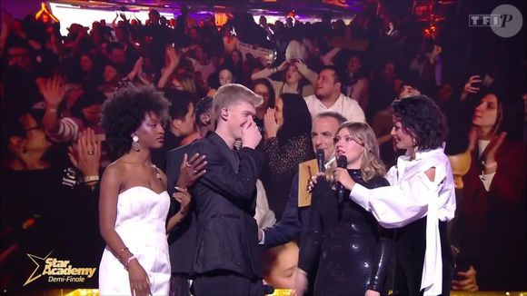 Charles et Marine dans la demi-finale de la Star Academy 2024, le 11 janvier 2025 sur TF1