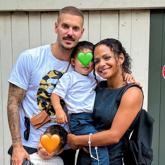 Papa de Kenna et D’Isaiah, M. Pokora est marié depuis 6 ans à Christina Milian.

M. Pokora et Christina Milian immortalisés avec leurs deux fils Isaiah et Kenna sur Instagram (Capture d'écran Instagram)
