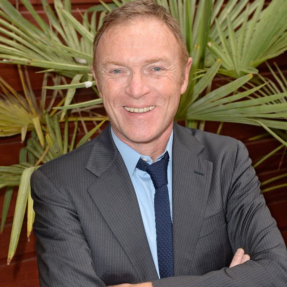 Christophe Hondelatte lors de la conférence de presse annuelle de BFM qui s'est tenue au Pavillon Kleber à Paris, France, le 27 août 2014. Photo par Pascal Baril/Planete Bleue Images/ABACAPRESS.COM