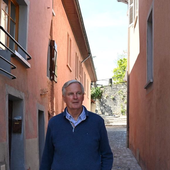 L'ancien négociateur en chef de l'UE pour le Brexit, Michel Barnier, pose pour des photos à Albertville, en Savoie, en France, le 24 avril 2021. Photo par Elodie Gregoire/ABACAPRESS.COM