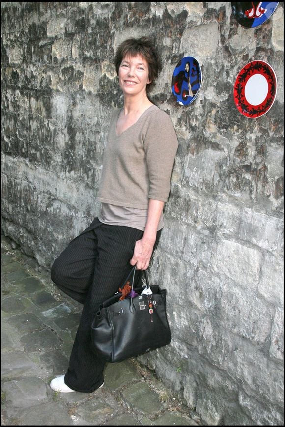 Jane Birkin - Soirée de lancement des collections Hiver de La Redoute à Paris, au Couvent des Recollets, en 2007.
