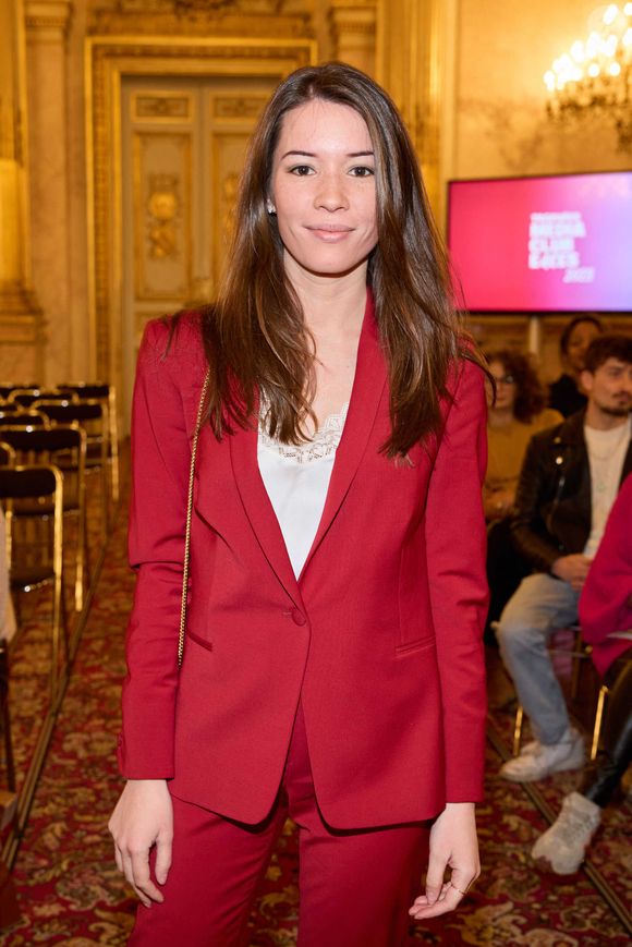 Son congé maternité sera dans un mois "à priori"
Exclusif - Émilie Broussouloux - Cérémonie des Trophées du MédiaClub’Elles dans les salons de l'Hôtel de Lassay à Paris le 9 février 2023. Cette soirée récompense les femmes et les hommes ayant oeuvré pour une meilleure représentation des femmes dans les médias. © Cyril Moreau/Bestimage