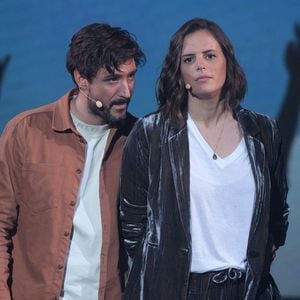Exclusif -Jérémy Frérot et son ex Laure Manaudou - Surprises - Enregistrement de l'émission "La Chanson secrète 11" à Paris, diffusée le 24 juin sur TF1.
© Cyril Moreau / Bestimage