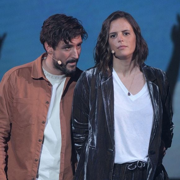 Exclusif -Jérémy Frérot et son ex Laure Manaudou - Surprises - Enregistrement de l'émission "La Chanson secrète 11" à Paris, diffusée le 24 juin sur TF1.
© Cyril Moreau / Bestimage