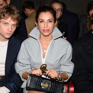 Lukas Ionesco, Aure Atika, et Fary Lopes assistent au défilé Lanvin Womenswear Spring/Summer 2023 dans le cadre de la Fashion Week de Paris le 03 octobre 2022 à Paris, France. Photo Laurent Zabulon/ABACAPRESS.COM