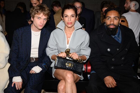 Lukas Ionesco, Aure Atika, et Fary Lopes assistent au défilé Lanvin Womenswear Spring/Summer 2023 dans le cadre de la Fashion Week de Paris le 03 octobre 2022 à Paris, France. Photo Laurent Zabulon/ABACAPRESS.COM
