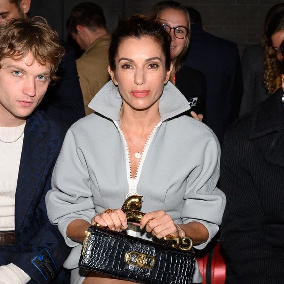 Lukas Ionesco, Aure Atika, et Fary Lopes assistent au défilé Lanvin Womenswear Spring/Summer 2023 dans le cadre de la Fashion Week de Paris le 03 octobre 2022 à Paris, France. Photo Laurent Zabulon/ABACAPRESS.COM