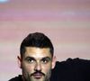 Florent Manaudou en conférence lors du 49ème Congrès Sélectour à l'hôtel Grand Hyatt à Doha au Qatar. Le 28 novembre 2024
