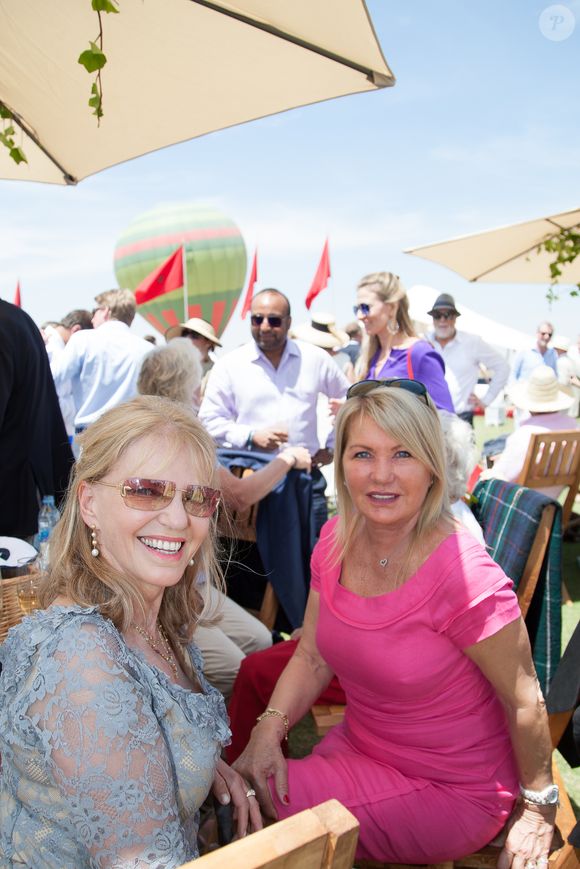 Exclusif - Lindy Brockway ( soeur de Sir Richard Branson) et Joan Templeman-Branson (femme de Sir Richard Branson) - British Polo Day au Jnan Amar Polo Club à Marrakech au profit de la Fondation Eve Branson le 25 avril 2015
© Agence / Bestimage