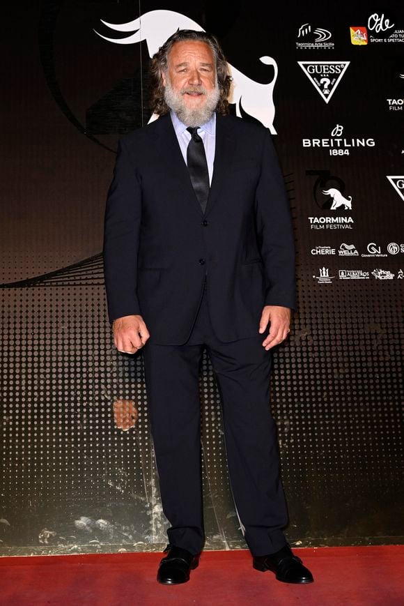 Russell Crowe au Festival Taormina en 2026 
©SGPItalia