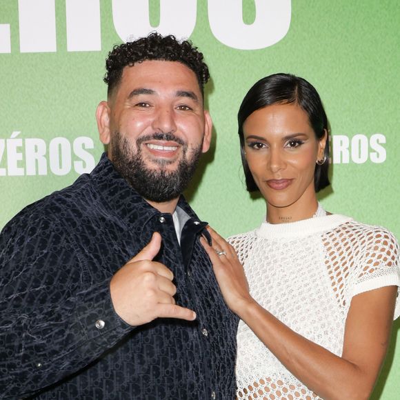 Mohamed Henni et Shy'm - Avant-première du film "4 Zéros" au cinéma Pathé Palace à Paris le 15 octobre 2024. © Coadic Guirec/Bestimage