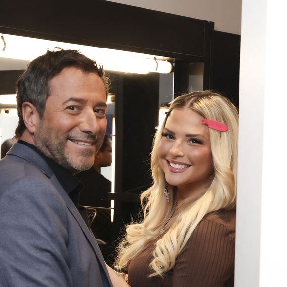 Exclusif - Bernard Montiel, Kelly Vedovelli, sur le plateau de de l’émission « TPMP » présentée par C.Hanouna et diffusée en direct sur C8, Paris, France, le 06 janvier 2025. © Jack Tribeca / Bestimage