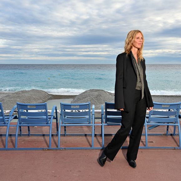 Sandrine Kiberlain au photocall pour le film "Sarah Bernhardt, La Divine " lors de la 6ème édition du festival Cinéroman à Nice le 2 octobre 2024.

© Bebert / Jacovides / Bestimage