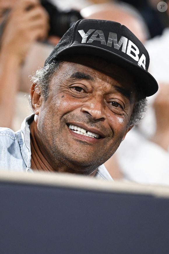 Yannick Noah lors du match de basket élite Betclic (finale) entre l'AS Monaco (ASM) et les Metropolitans 92 (Mets ou Boulogne-Levallois) à Roland Garros le 15 juin 2023 à Paris, France. Photo by Victor Joly/ABACAPRESS.COM